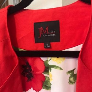 Coordinating Top and Jacket Combo.